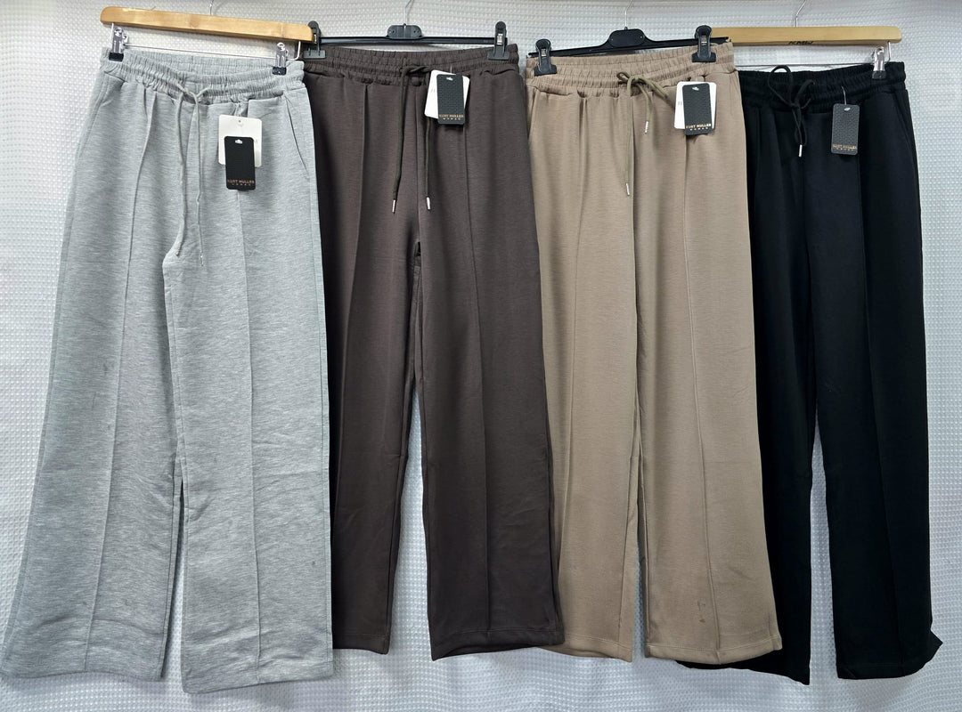 Wide Leg Front Seam Joggers (15P.PACK)