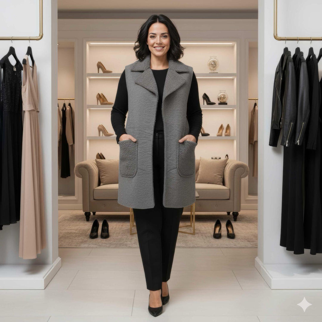 Boucle 2 Pocket Gilet - jqwholesale.com