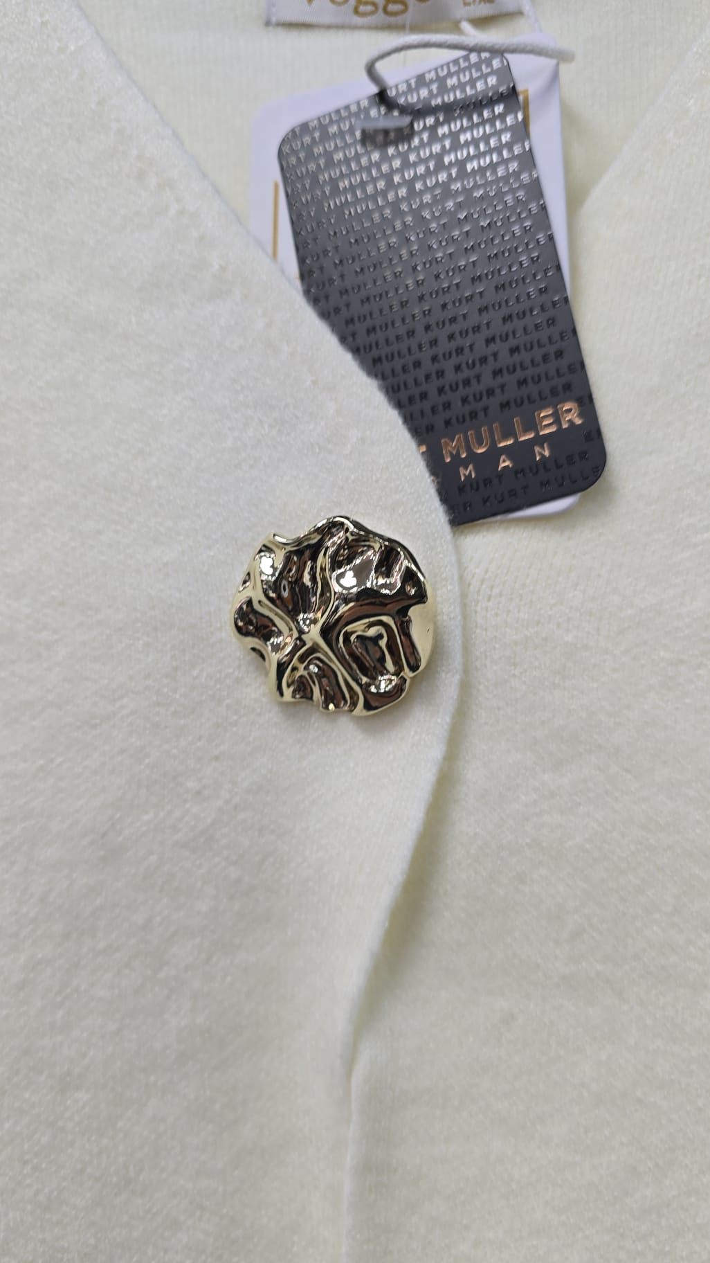 Vintage Gold Metal Button Wool Blend V Waistcoat (2p.pack)