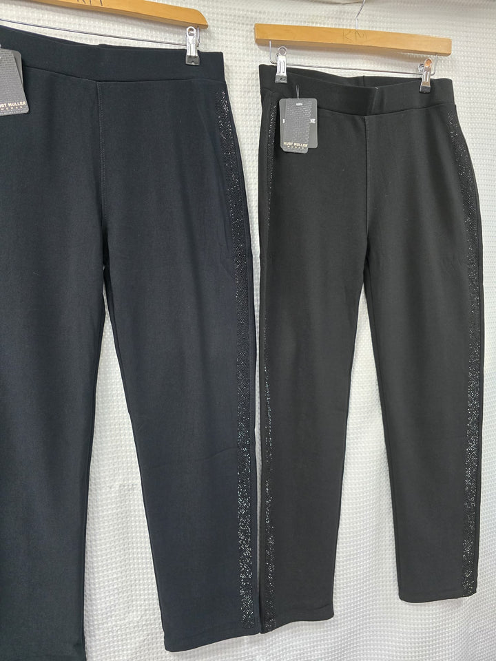Side Sparkle Bi Stretch Trousers (15p.pack)