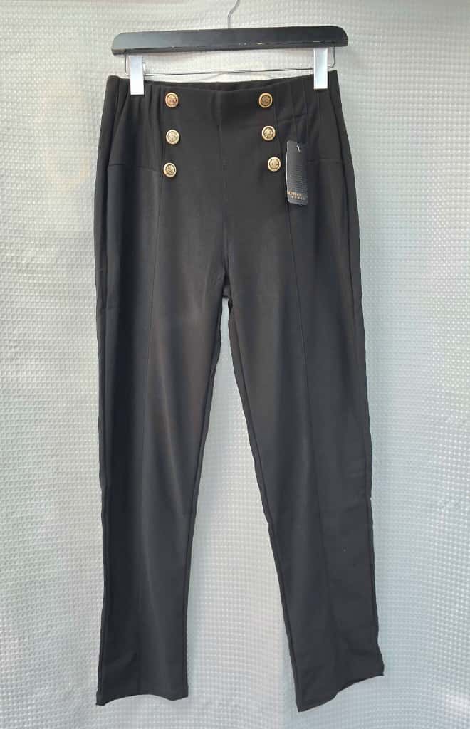 Gold Button Scuba Trousers (15P.PACK) - jqwholesale.com