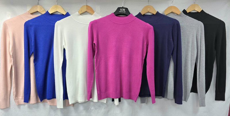 (2p. Pack) Classic Turtle Neck Knit Sweater - jqwholesale.com