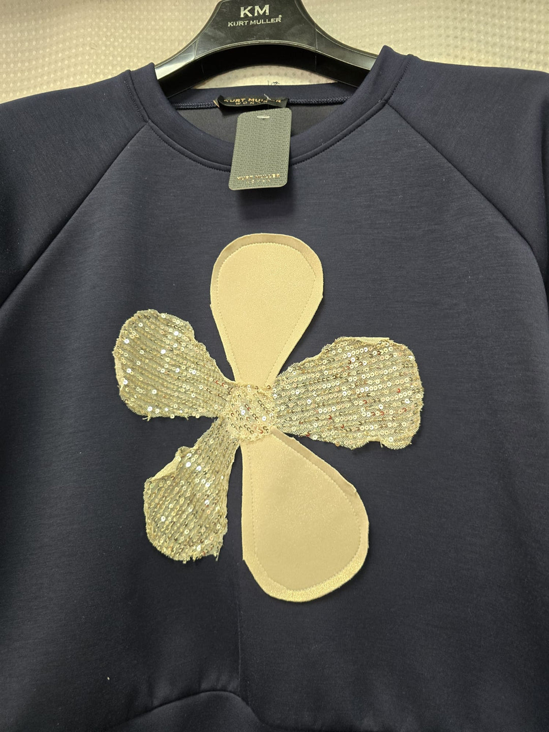 Floral Sequin Sweatshirt