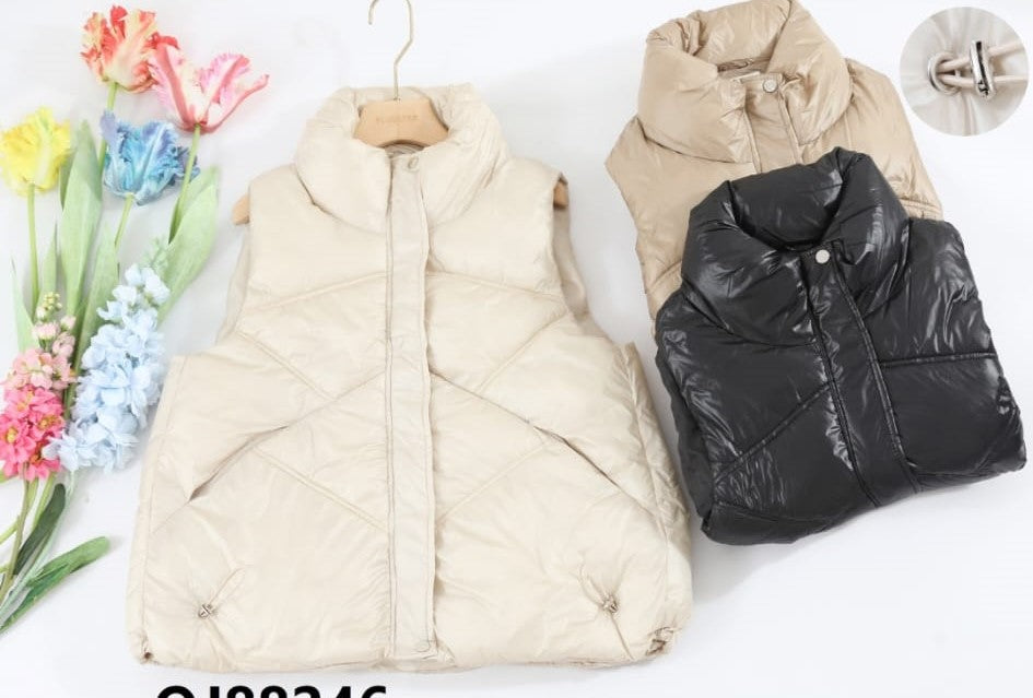 Quilted Shimmer 2 pocket Gilet (3p.pack)