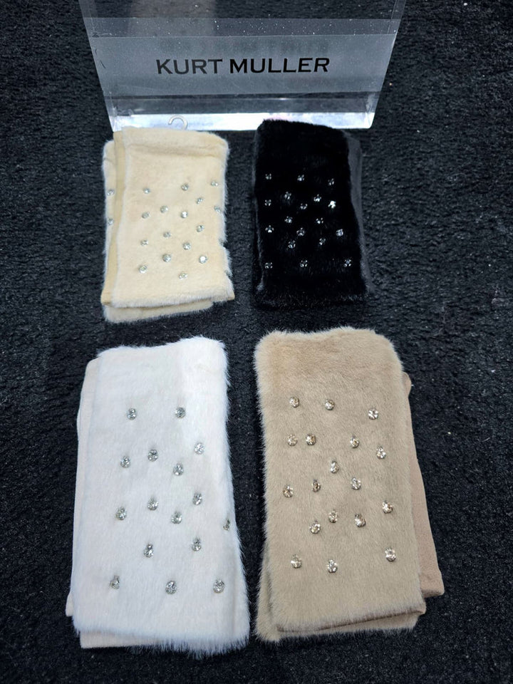 Crystal Fingerless Gloves