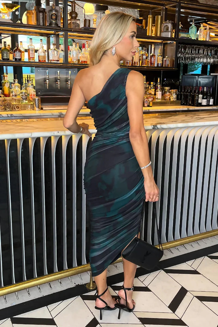 1752772385_Teal-And-Black-Smudge-Print-Mesh-One-Shoulder-Asymmetric-Hem-Midi-Dress-5_800x