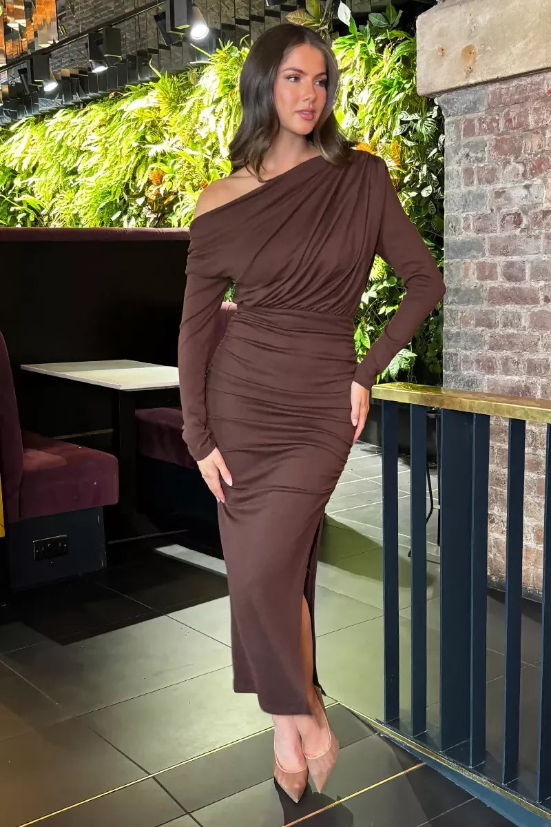 1750430882_Chocolate-Knit-Off-The-Shoulder-Long-Sleeve-Midi-Dress-2_800x