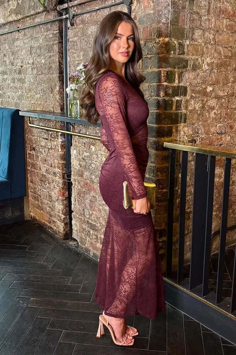 1750429868_Plum-Lace-Overlay-Ruched-Front-Bodycon-Midi-Dress-4_800x