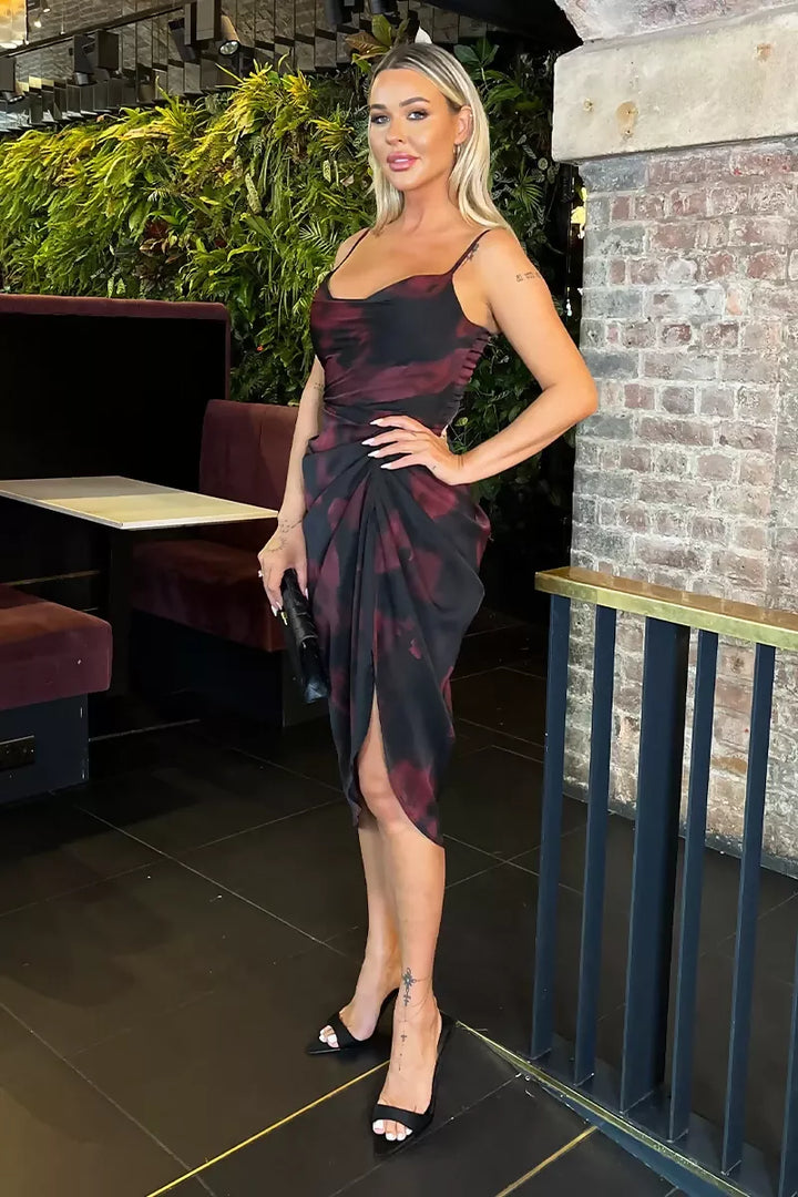 1752223708_Burgundy-And-Black-Smudge-Print-Strappy-Gathered-Skirt-Midi-Dress-4_800x