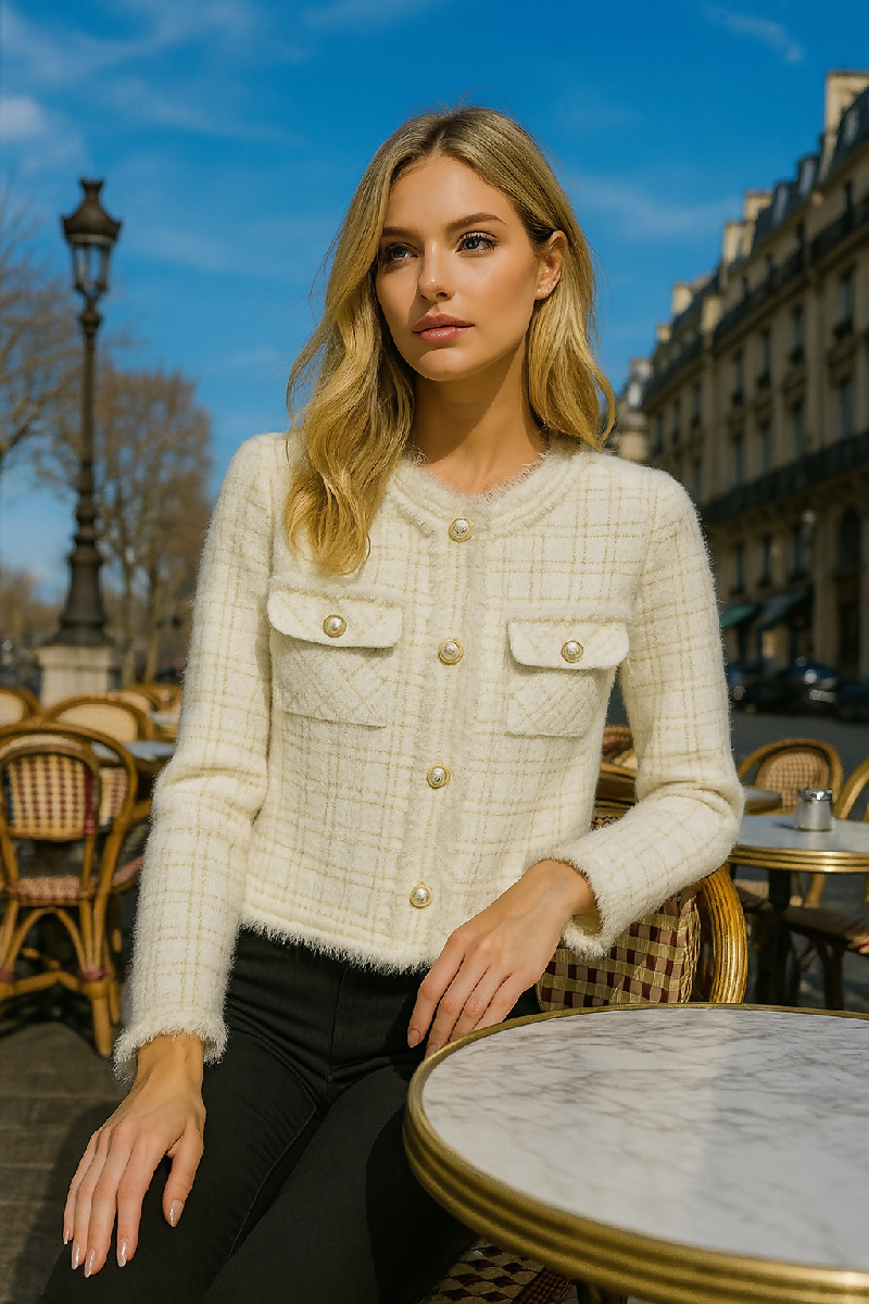 Parisian Café Elegance by Day