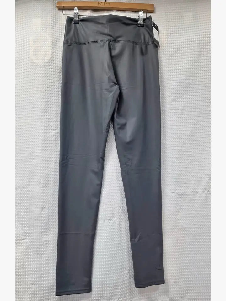 (2P. PACK) Regular Leather Look High Waisted Leggings - jqwholesale.com