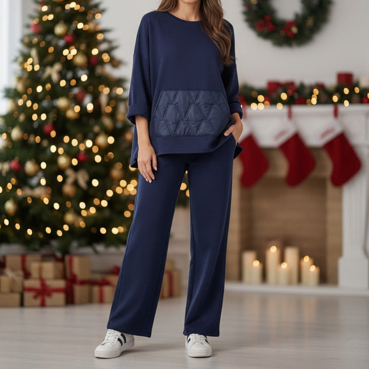 Scuba Side Seam Wide Leg Trousers - jqwholesale.com