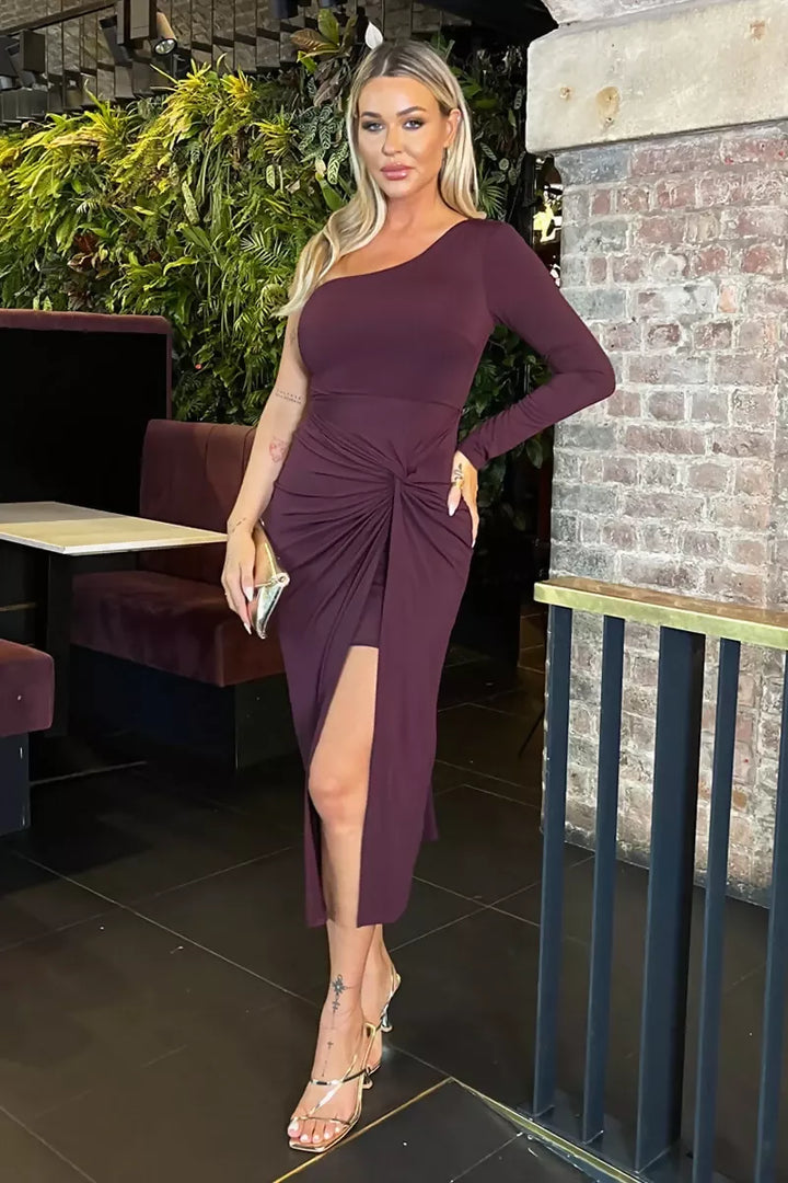 1753102867_Dark-Plum-One-Sleeve-Knot-Skirt-Midi-Dress-1_800x