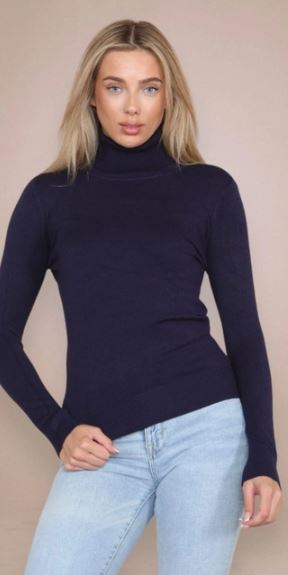 (2P. PACK) Classic Polo Neck Knit Sweater - jqwholesale.com