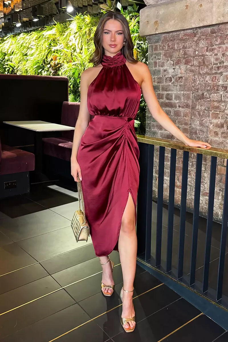 1750429067_Wine-Halter-Neck-Gathered-Skirt-Midi-Dress-3_800x