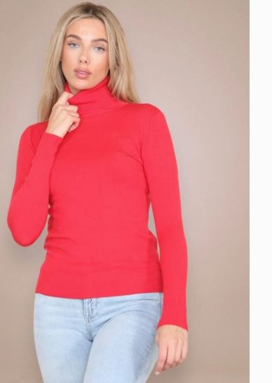 (2P. PACK) Classic Polo Neck Knit Sweater