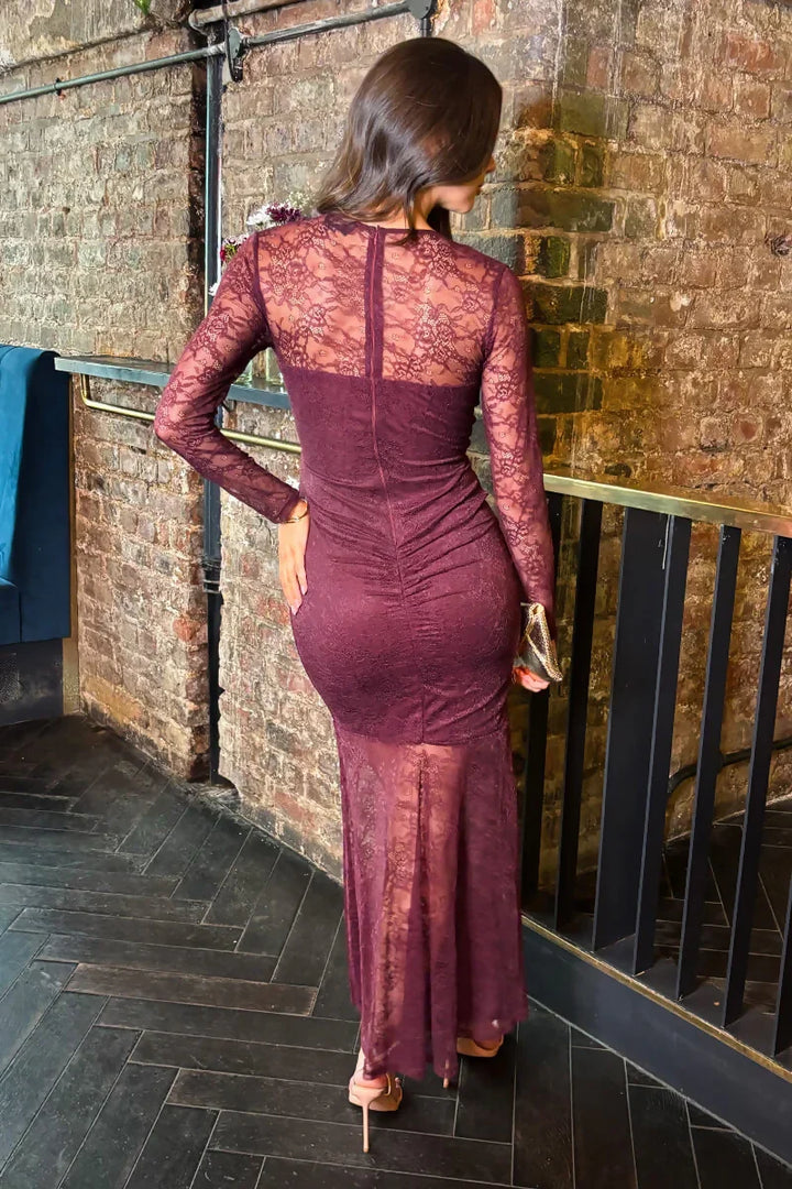1750429882_Plum-Lace-Overlay-Ruched-Front-Bodycon-Midi-Dress-5_800x