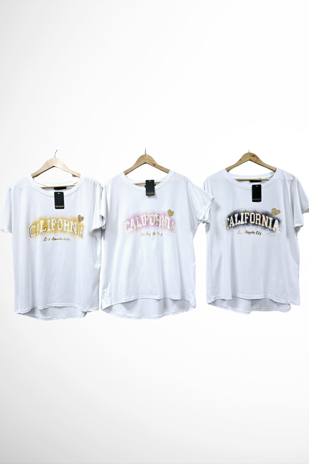 California Slogan Cotton T-Shirt Top - jqwholesale.com