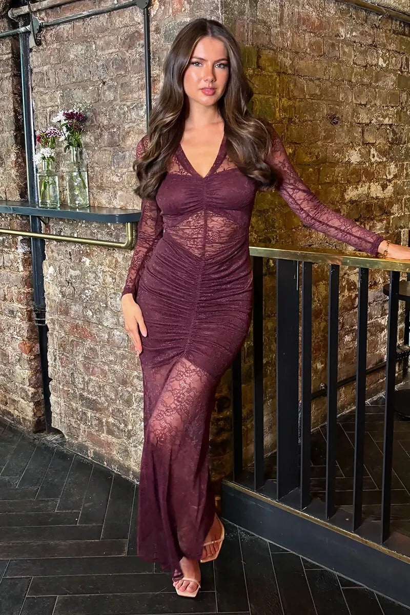 1750429845_Plum-Lace-Overlay-Ruched-Front-Bodycon-Midi-Dress-3_800x