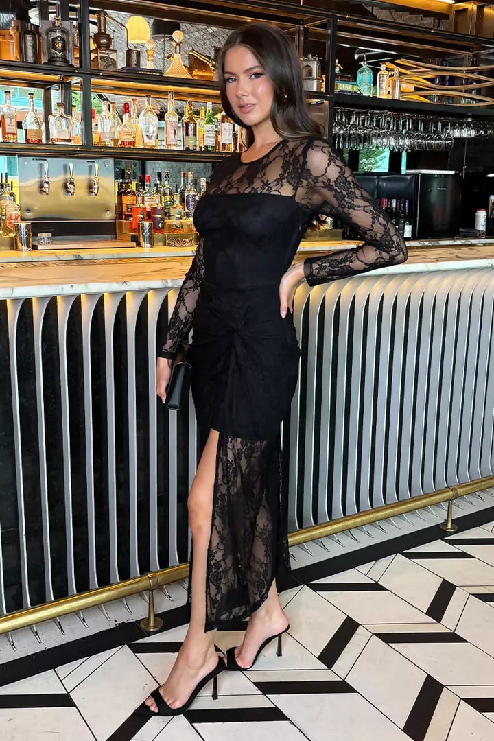 1752223226_Black-Lace-Overlay-Long-Sleeve-Knot-Skirt-Midi-Dress-4_800x