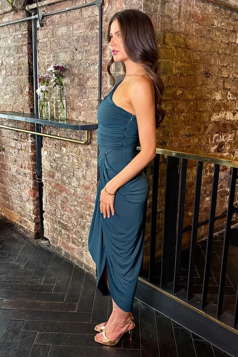 1750428465_Dark-Teal-One-Shoulder-Gathered-Skirt-Midi-Dress-4_800x